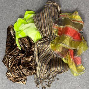 Set of Assorted Print Ladies Scarves-4 scarves included in set